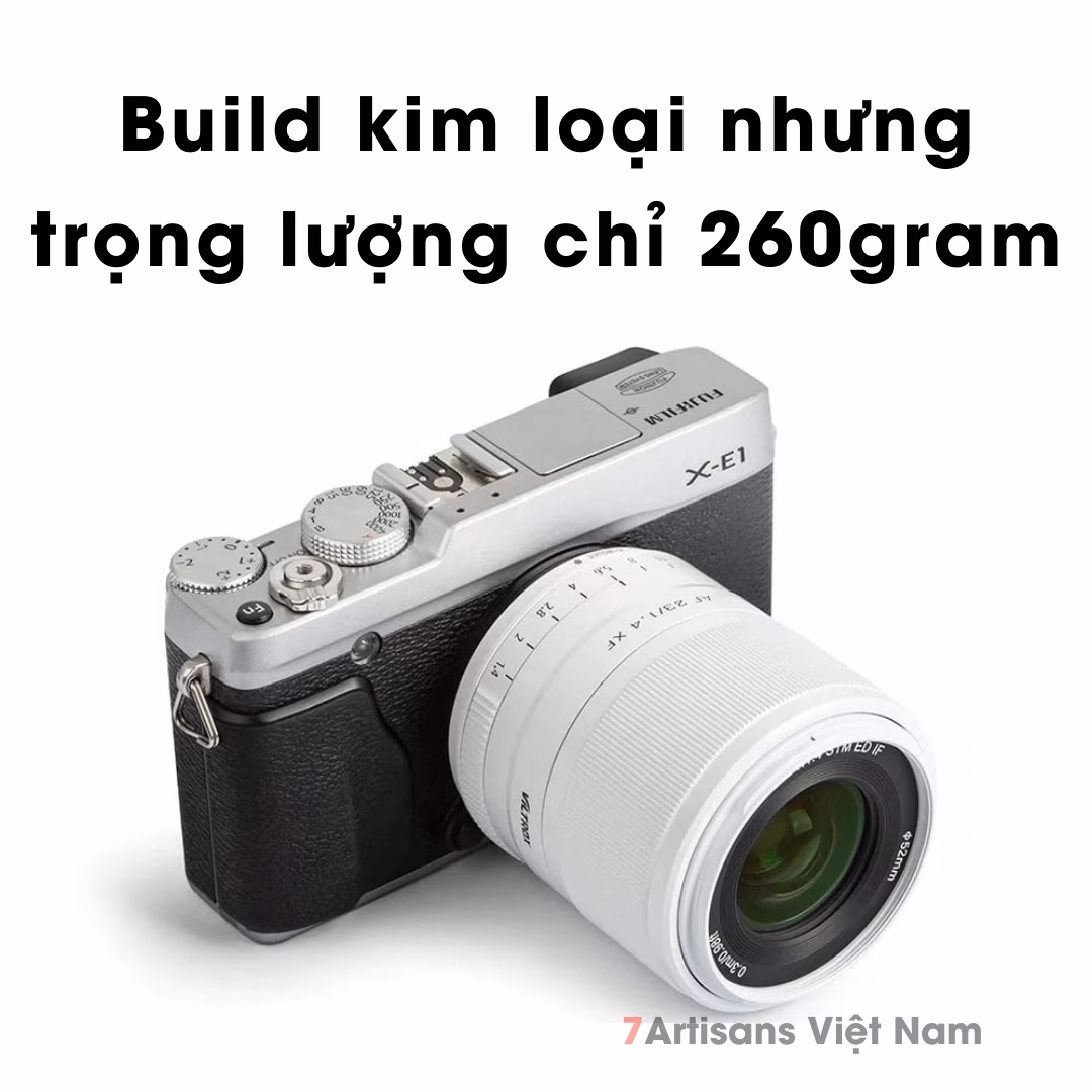Viltrox 23mm F1.4  AutoFocus White Limited Edition (Trắng) – Lens góc rộng đa dụng lấy nét tự động cho Fujifilm