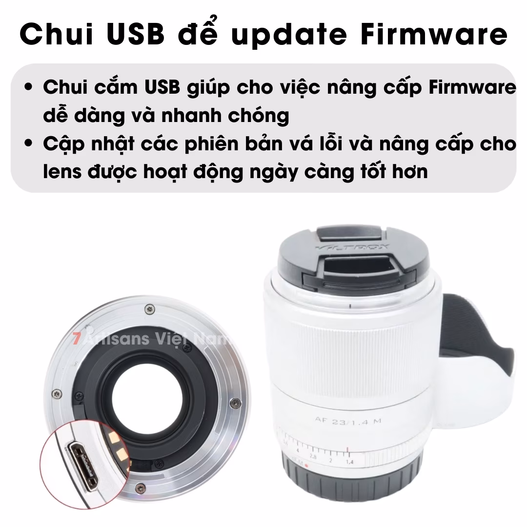 Viltrox 23mm F1.4  AutoFocus White Limited Edition (Trắng) – Lens góc rộng đa dụng lấy nét tự động cho Fujifilm