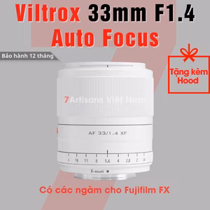 Viltrox 33mm F1.4 Auto Focus White Limited Edition (Trắng) – Lens đa dụng lấy nét tự động dành cho Fujfilm