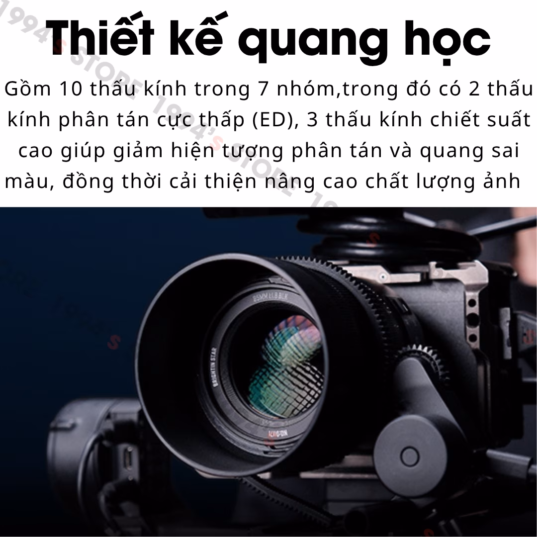 Brightin Star 85mm F1.8 AF – Lens chân dung xóa phông có Auto Focus for Full-Frame