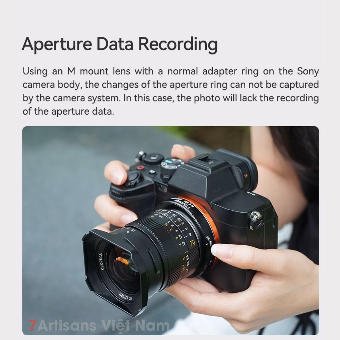 Ngàm chuyển TTArtisan 6 bit M-E Mark II – Adapter Leica M – Sony E 6 bit Mark II