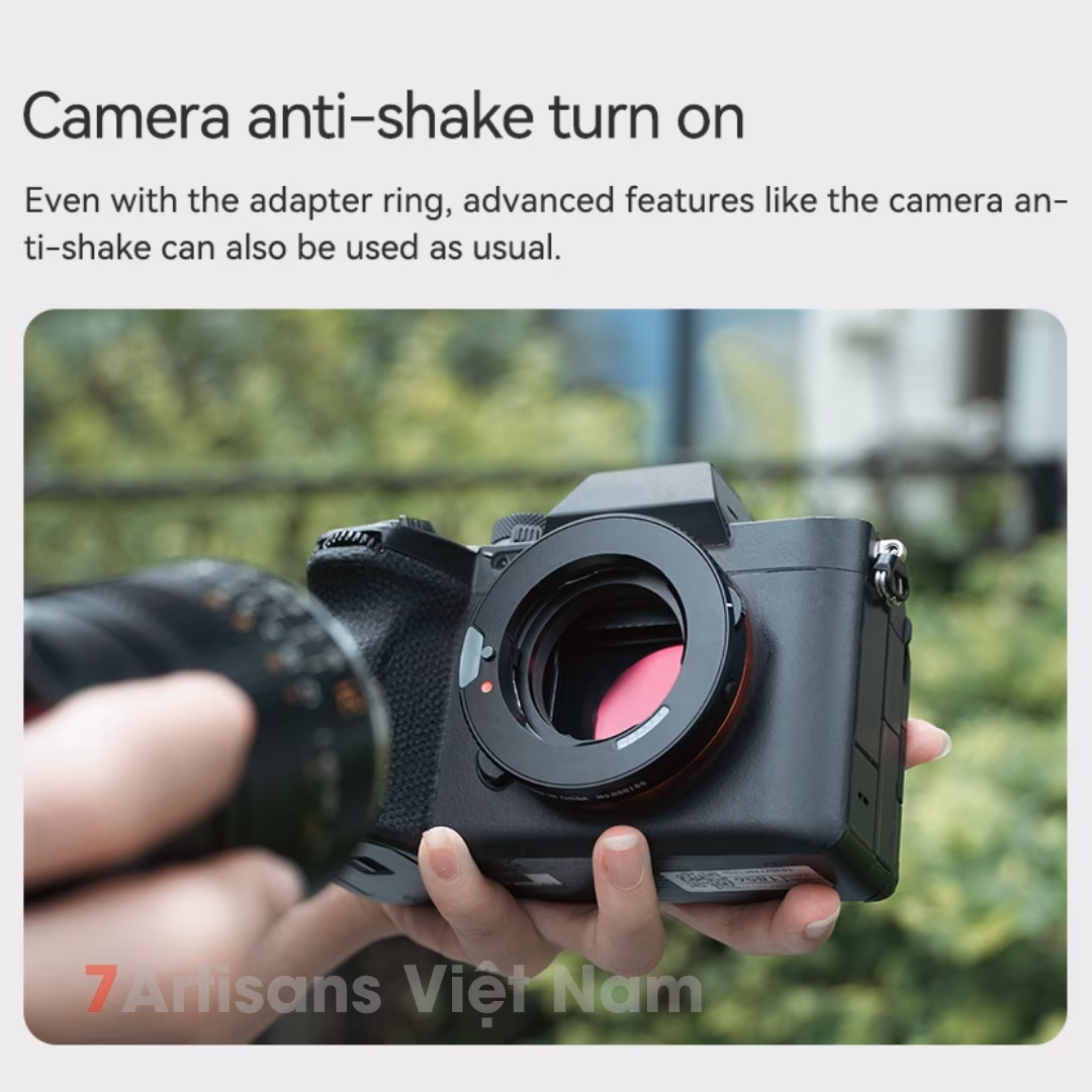 Ngàm chuyển TTArtisan 6 bit M-E Mark II – Adapter Leica M – Sony E 6 bit Mark II