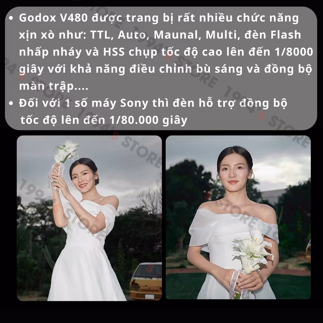Đèn Flash Godox V480 GN50