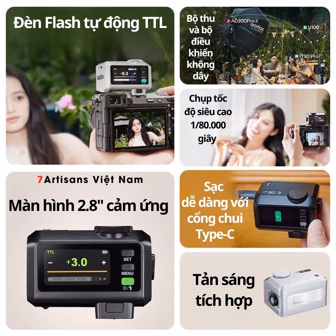 Đèn mini Flash Godox iT30 Pro