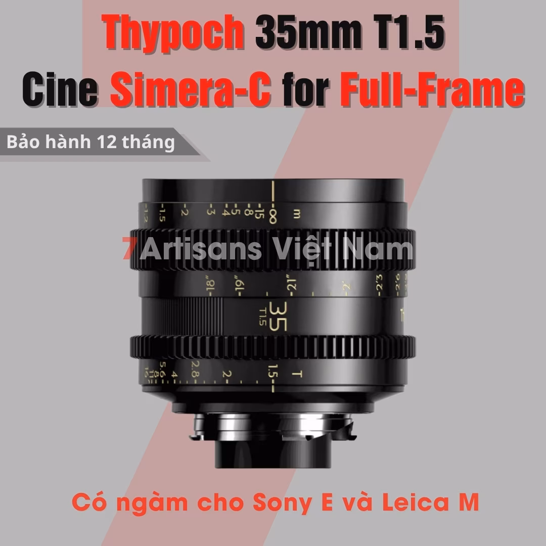 Thypoch 35mm T1.5 Cine Simera-C for Full-Frame