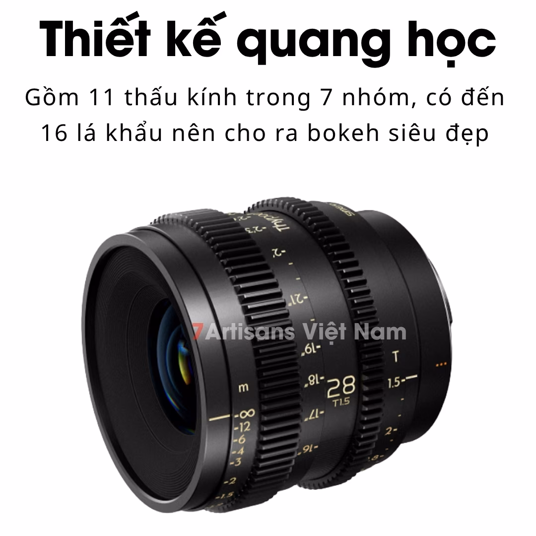 Thypoch 28mm T1.5 Cine Simera-C for Full-Frame