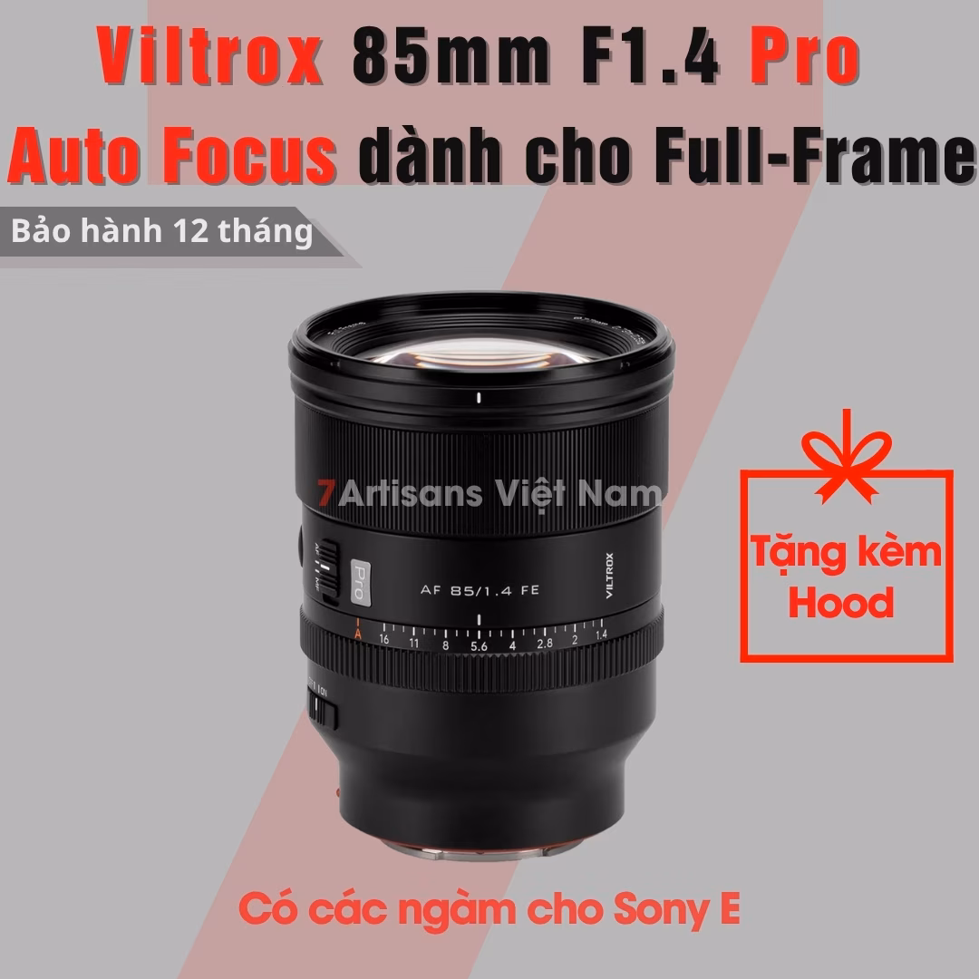 Viltrox 85mm F1.4 Pro Lens chân dung xóa phông có Auto Focus for Full-Frame