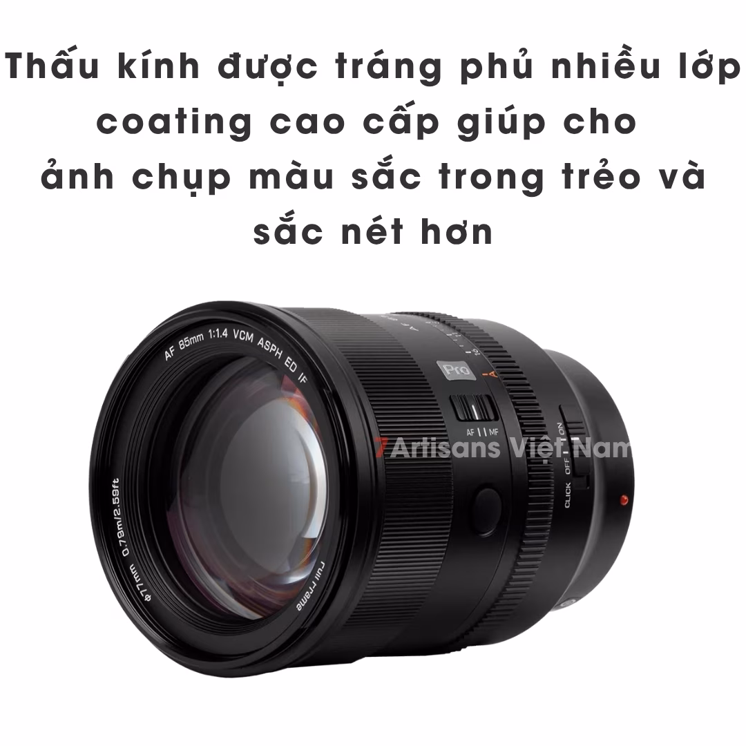 Viltrox 85mm F1.4 Pro Lens chân dung xóa phông có Auto Focus for Full-Frame