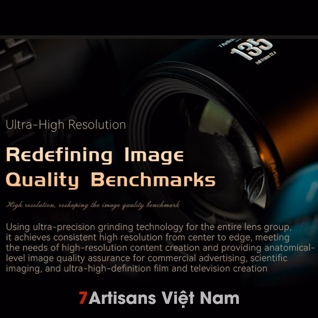7Artisans 35mm T2.1 – Cine Lens Infinte Vision for Full-Frame – Có tặng thêm ngàm