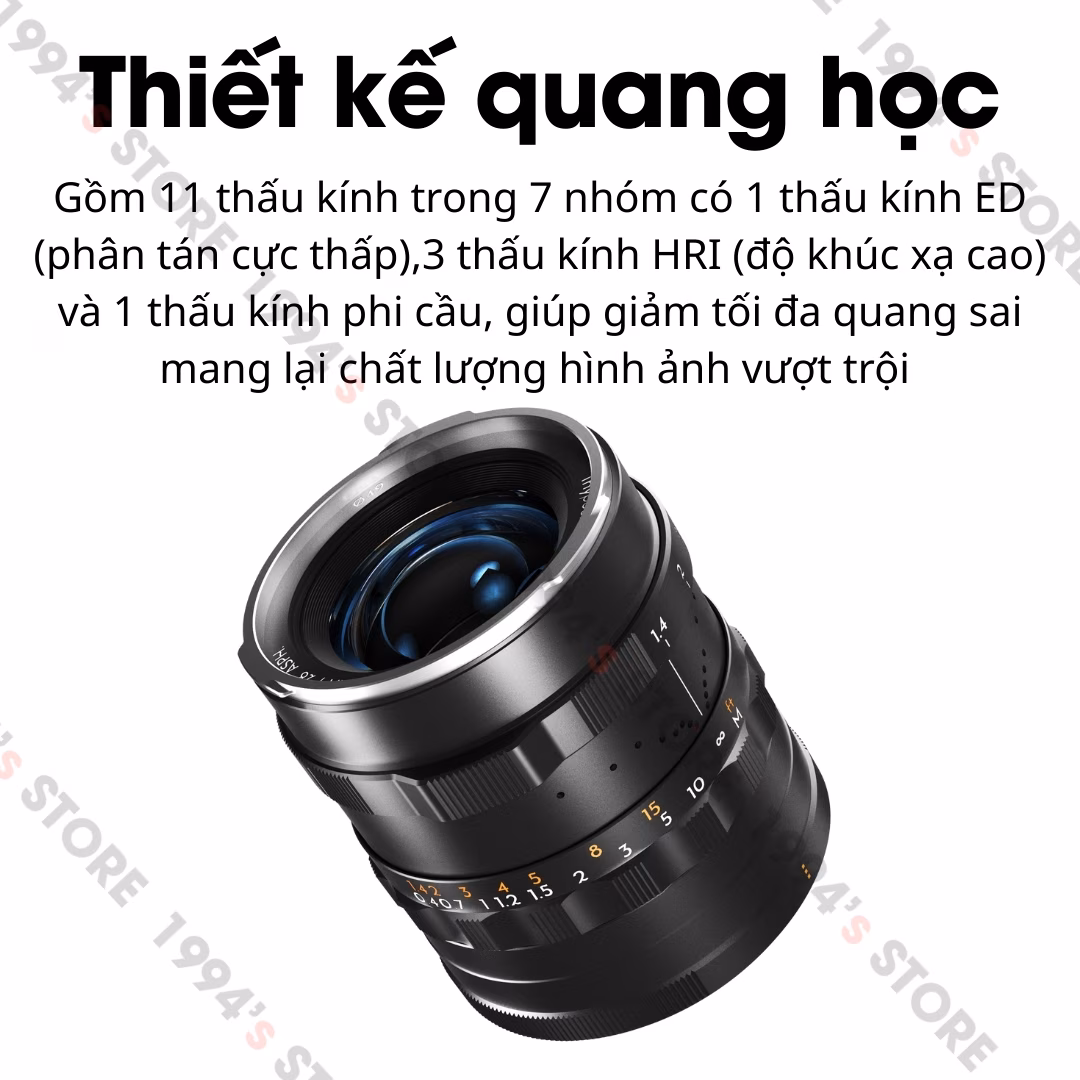 Thypoch Simera 28mm F1.4 ASPH Full-Frame – Có màu Black & Silver
