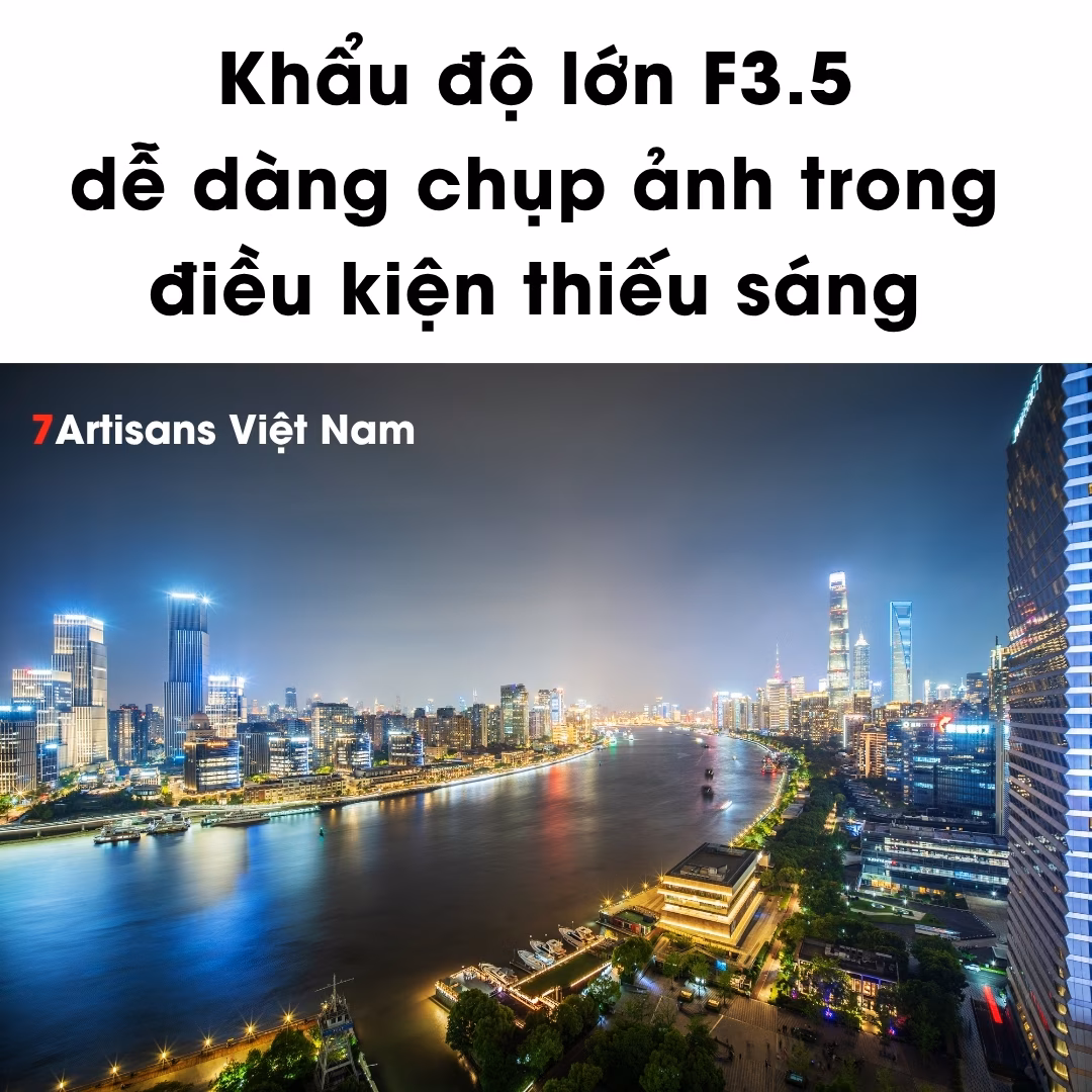 7Artisans 10mm F3.5 Pancake siêu rộng – Lens siêu rộng nhỏ gọn