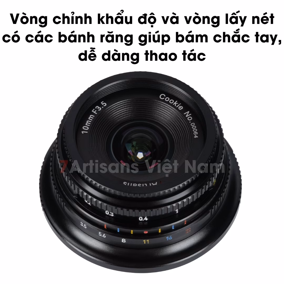 7Artisans 10mm F3.5 Pancake siêu rộng – Lens siêu rộng nhỏ gọn