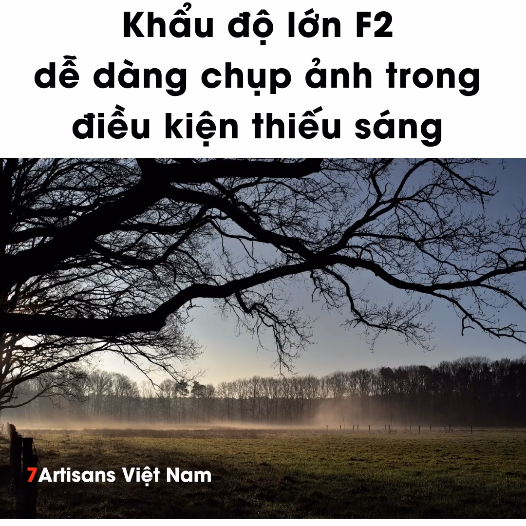 Kamlan 15mm F2.0 siêu rộng khẩu độ lớn cho APS-C