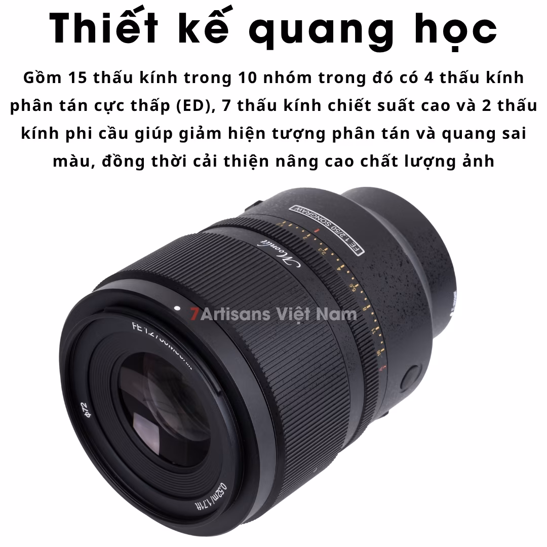 SongRaw Moonlit 50mm F1.2 Auto Focus cho Full-Frame