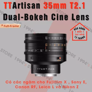 TTArtisan 35mm T2.1 Dual-Bokeh Cine Lens – FullFrame