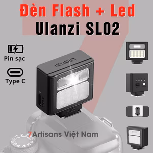 Đèn Flash và đèn Led Ulanzi SL02 – Đèn Mini Flash Led