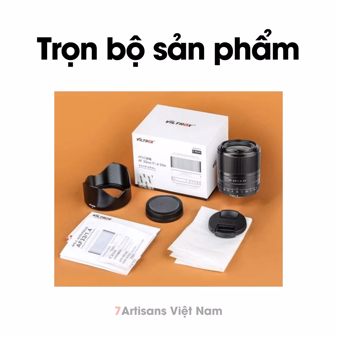 Viltrox 33mm F1.4 Auto Focus – Lens đa dụng lấy nét tự động