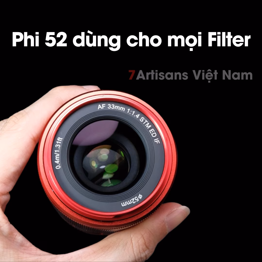 Viltrox 33mm F1.4  Auto Focus Red Limited Edition (Màu Đỏ) – Lens góc rộng đa dụng lấy nét tự động cho Fujifilm