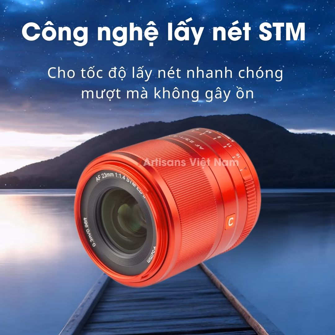 Viltrox 23mm F1.4  Auto Focus Red Limited Edition (Màu Đỏ) – Lens góc rộng đa dụng lấy nét tự động cho Fujifilm