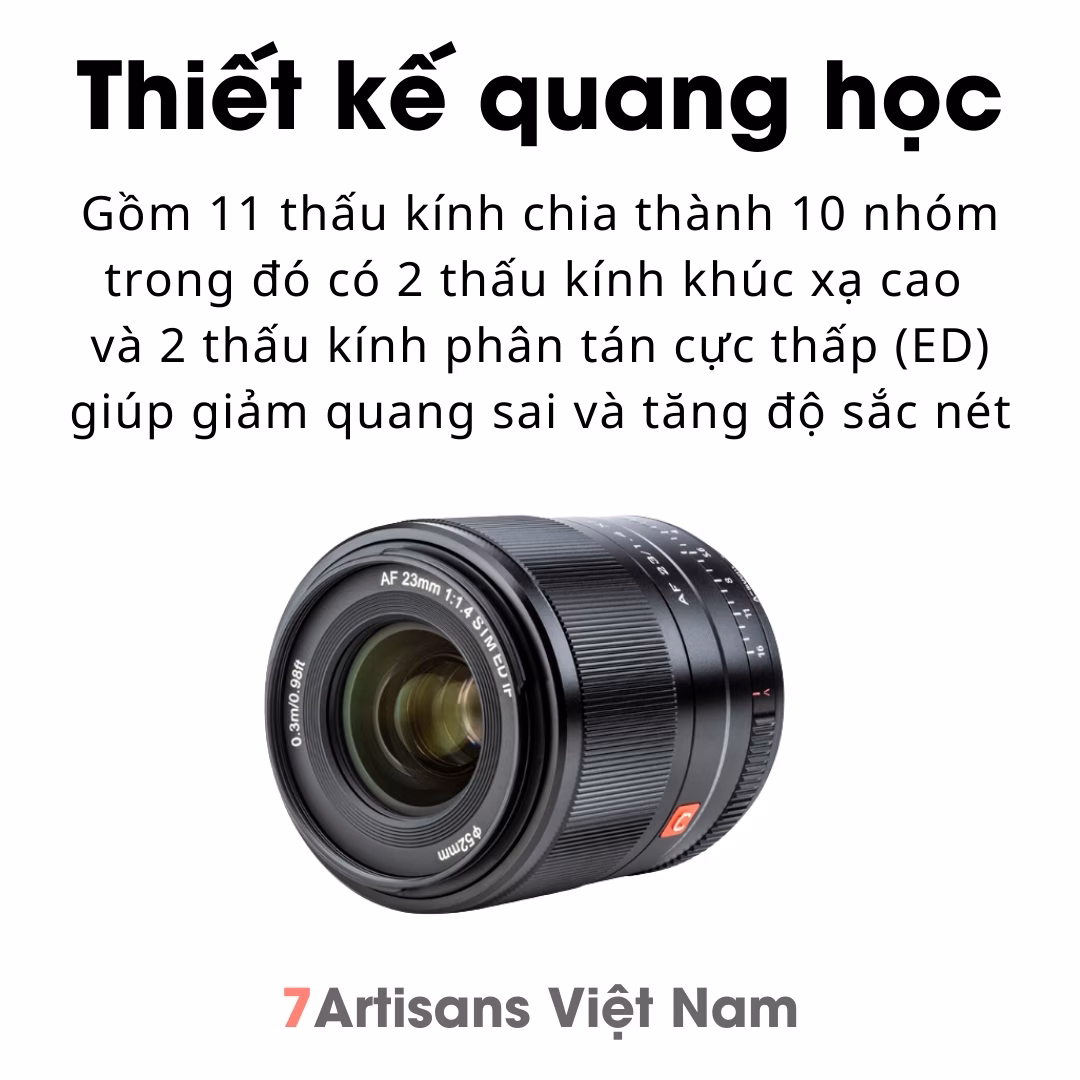 Viltrox 23mm F1.4  Auto Focus – Lens góc rộng đa dụng lấy nét tự động