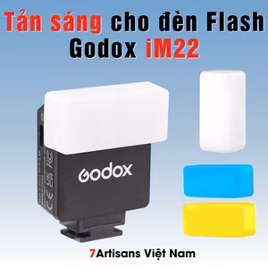 Bộ tản sáng 3 màu cho đèn Flash Godox iM22- Phiên bản mới cao cấp không bị hở sáng