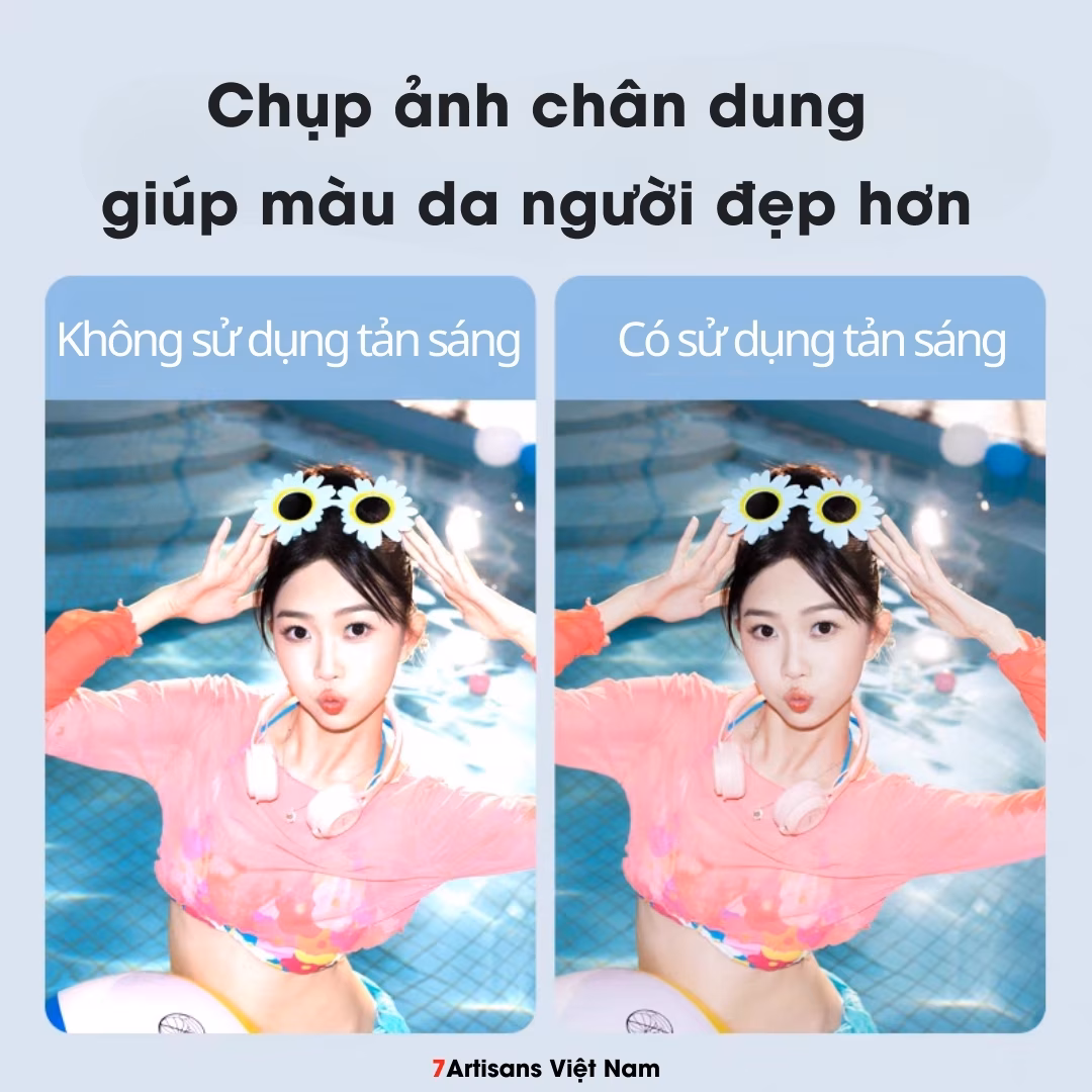 Bộ tản sáng 3 màu cho đèn Flash Godox iA32 – Phiên bản mới cao cấp không bị hở sáng