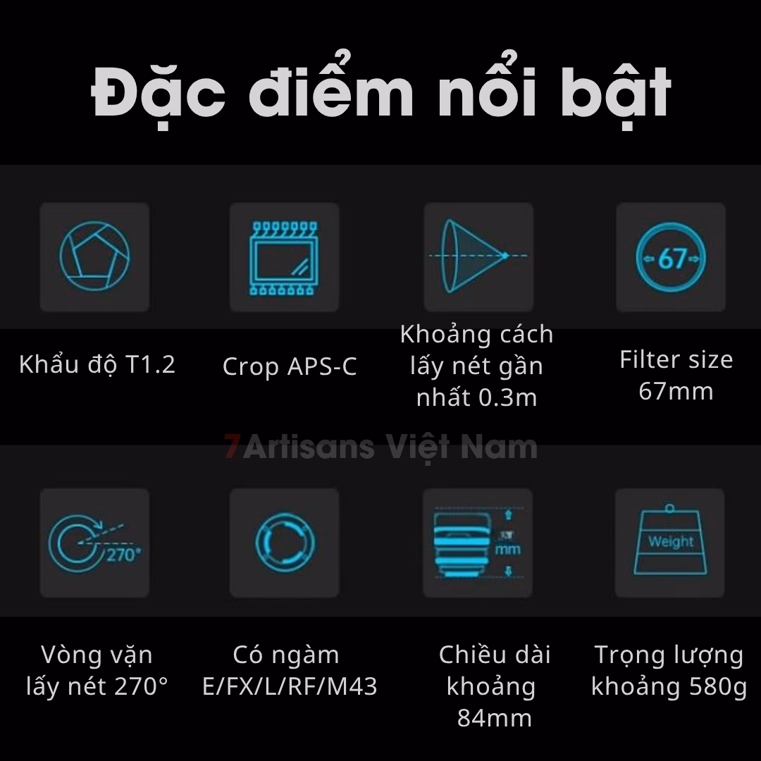 Lens SIRUI Night Walker Super35 35mm T1.2 Cine Lens