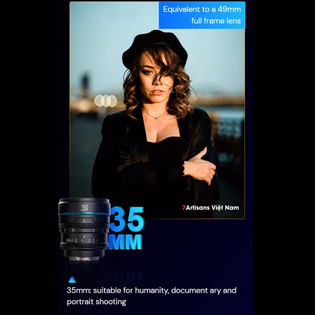 Lens SIRUI Night Walker Super35 35mm T1.2 Cine Lens