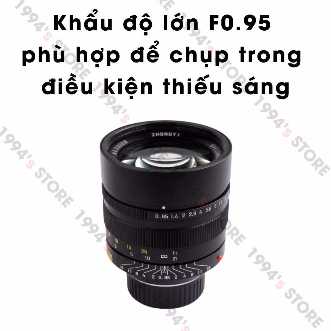 Mitakon Speedmaster 50mm F0.95 cho ngàm Leica M