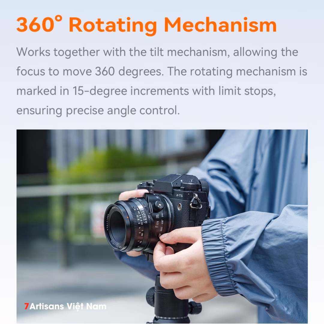 TTArtisan 35mm F1.4 Tilt – Lens đa dụng có kèm Tilt