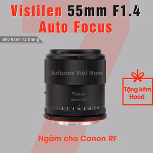 Vistilen 55mm F1.4 AF lấy nét tự động cho Canon EOS R – Lens chân dung xóa phông