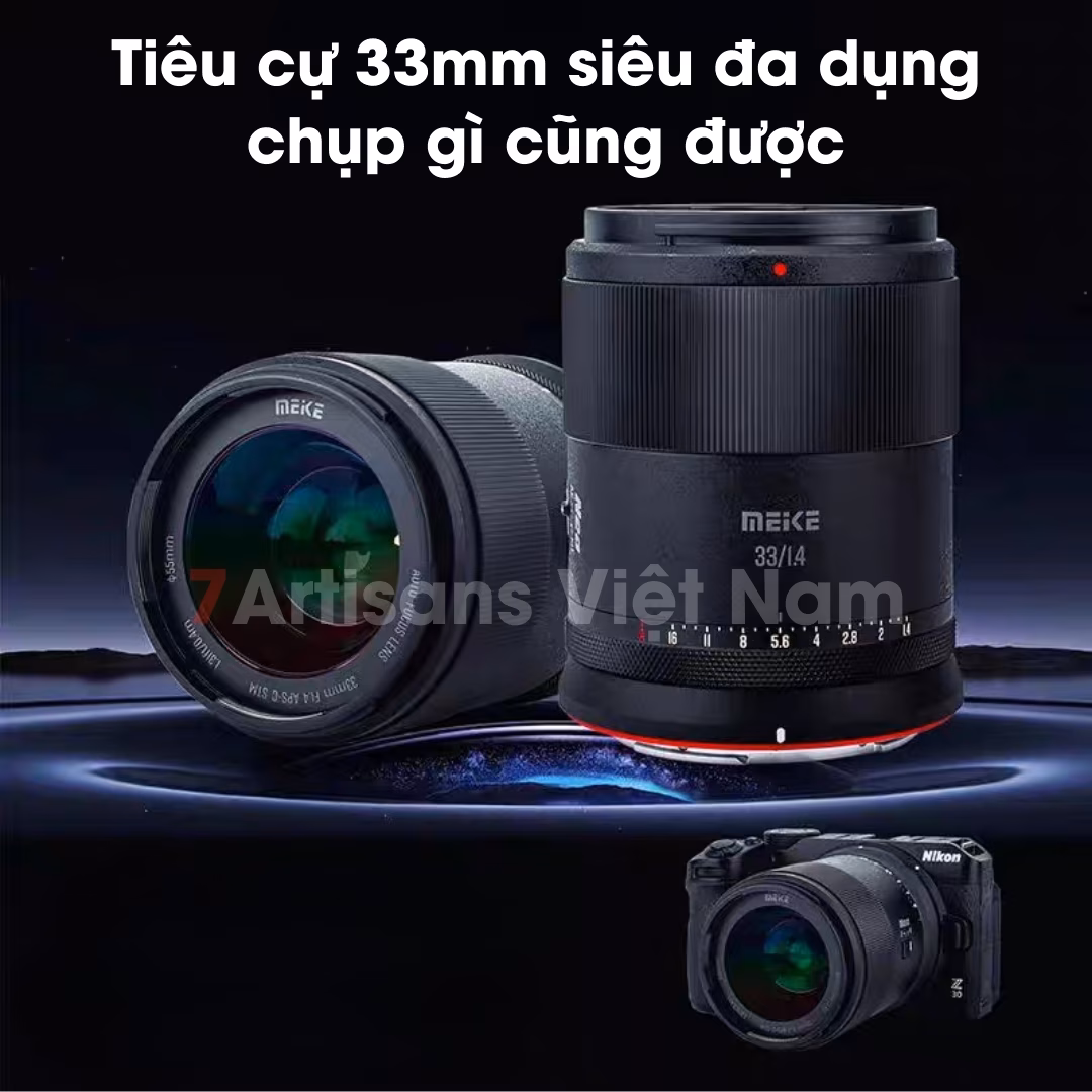 Meike 33mm F1.4 NEO Auto focus – Lens đa dụng lấy nét tự động