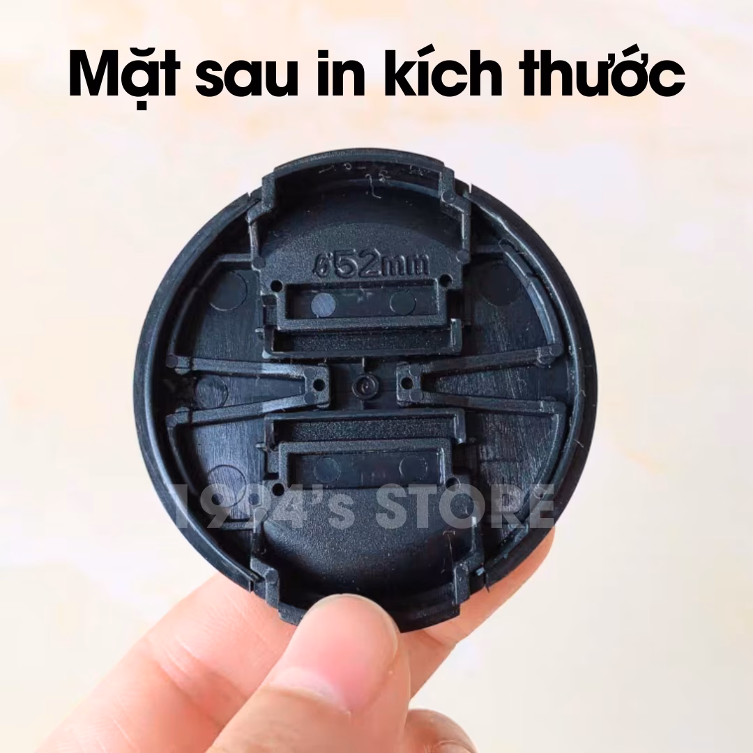 Cap trước cho lens, nắp đậy ống kính cho Fujifilm, Canon, Sony