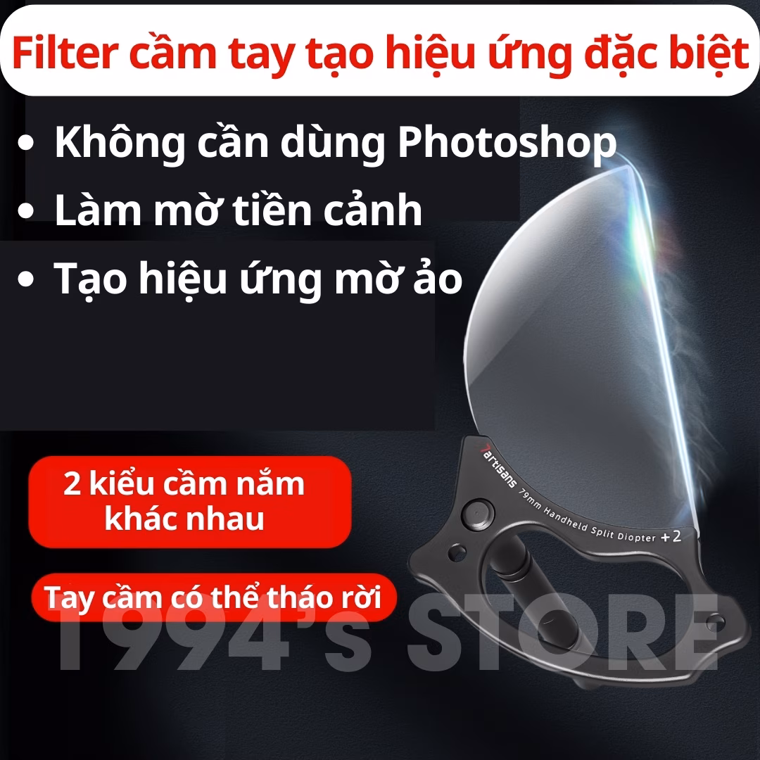7Artisans Handheld Split Diopter Effect Filter – Kính lọc cầm tay tạo hiệu ứng đặc biệt