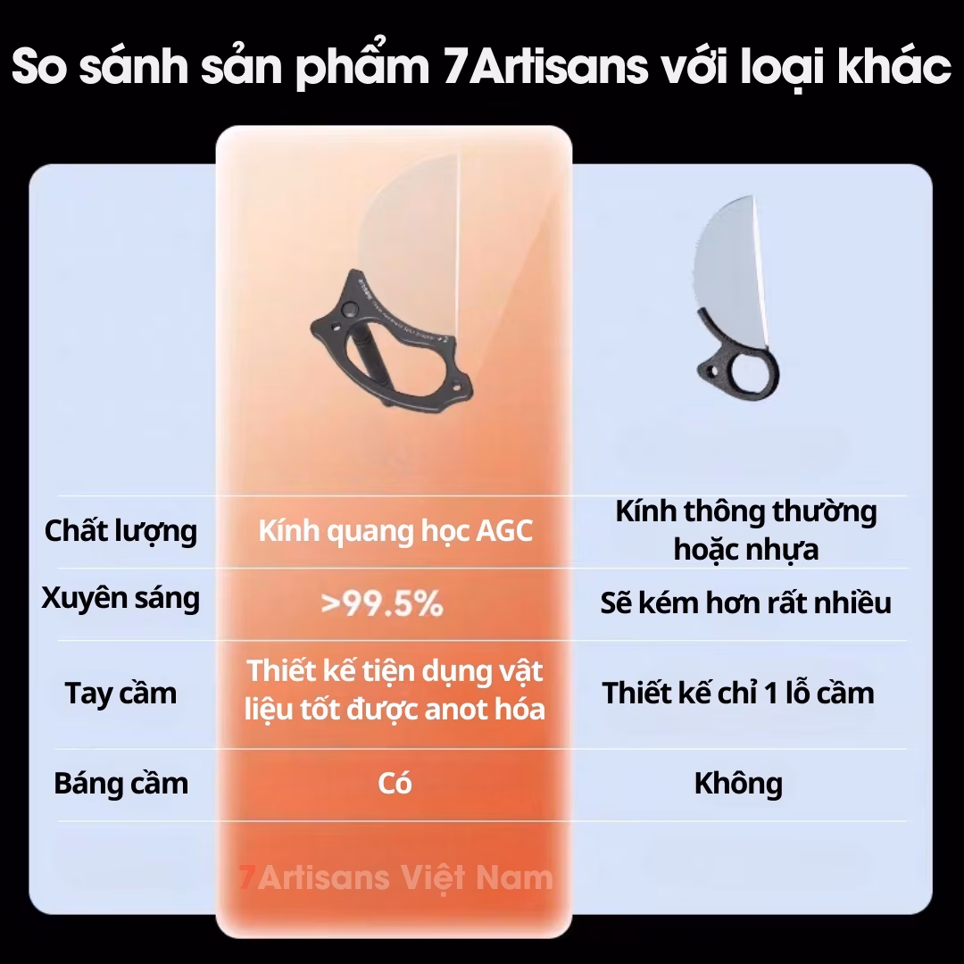 7Artisans Handheld Split Diopter Effect Filter – Kính lọc cầm tay tạo hiệu ứng đặc biệt