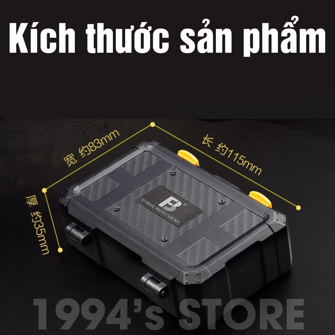 Hộp đựng thẻ nhớ và pin máy ảnh – Chống nước , chống va đập