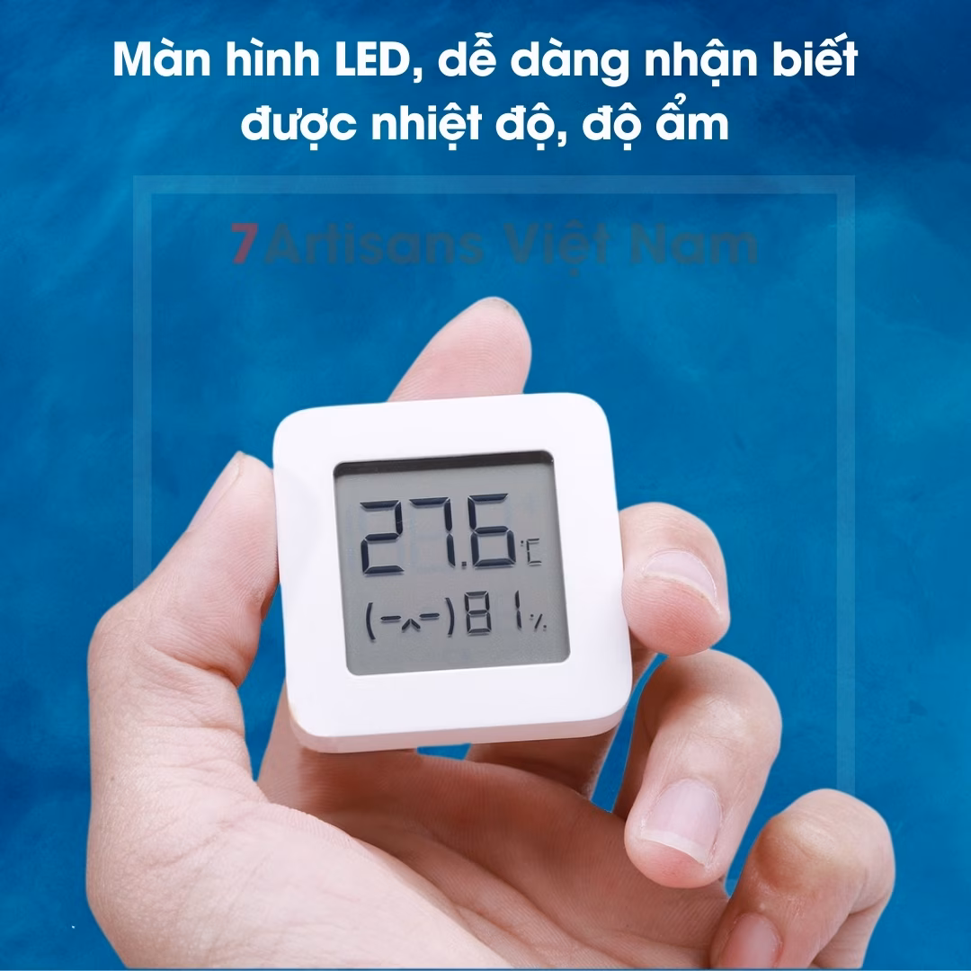 Ẩm Kế thông minh Xiaomi Mijia Gen 2 Bluetooth Kết Nối Với Smartphone – Tablet Theo Dõi Qua App