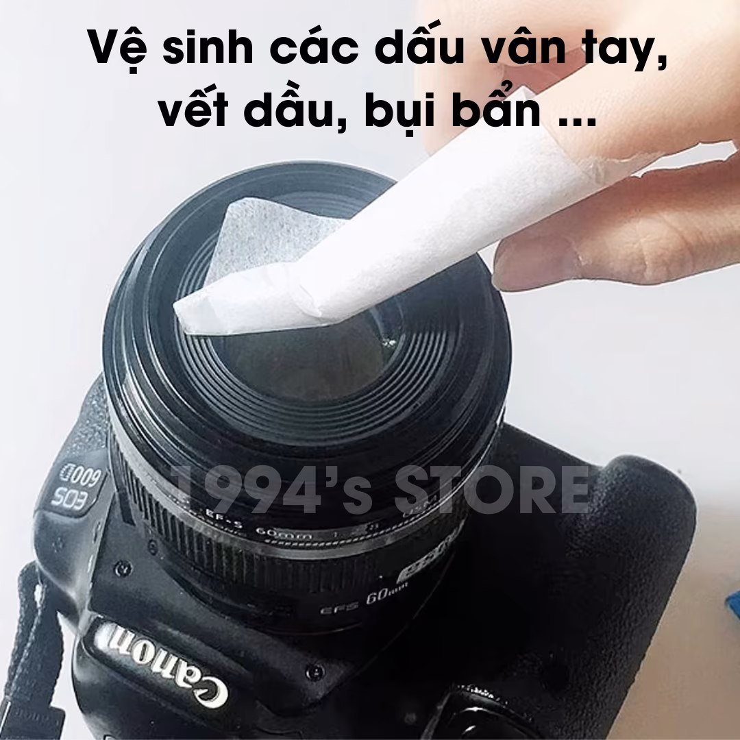 Giấy dầu lau lens, ống kính, màn hình LCD máy ảnh, máy quay, máy tính, laptop, điện thoại, máy tính bảng