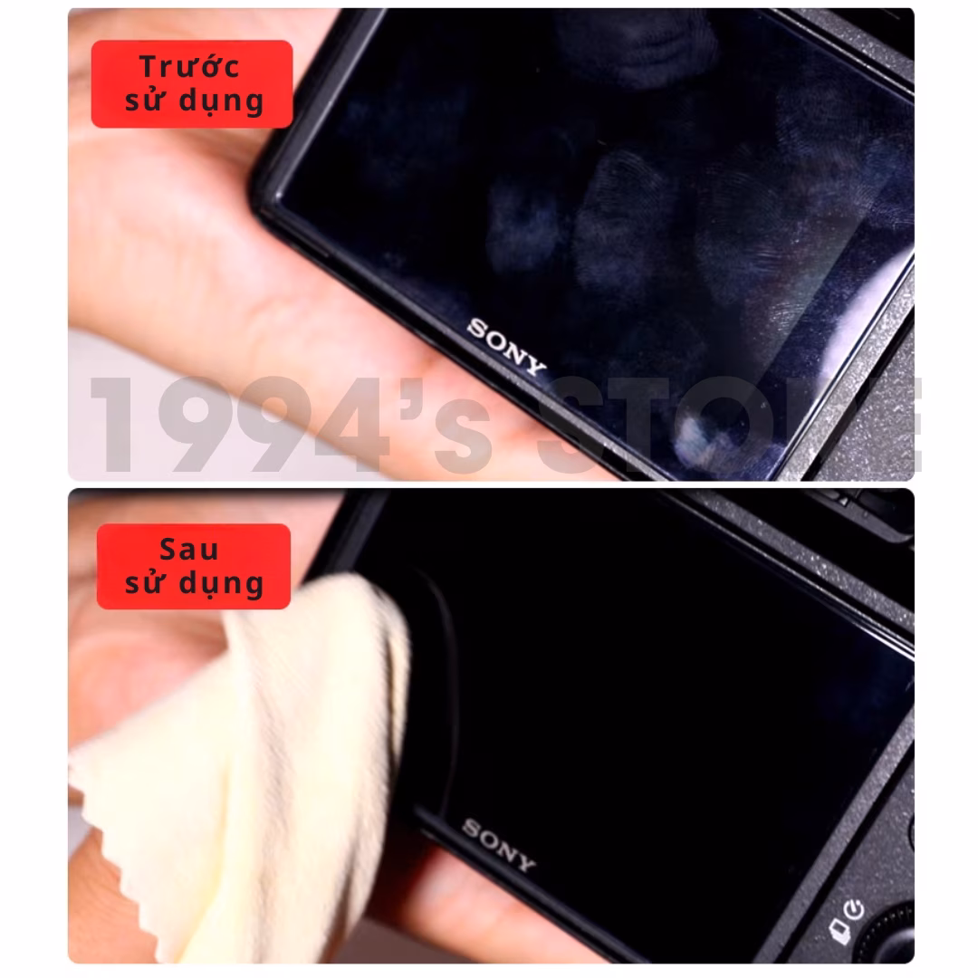 Khăn da cừu vệ sinh lens, lau ống kính máy ảnh, điện thoại (da cừu thật 100%)