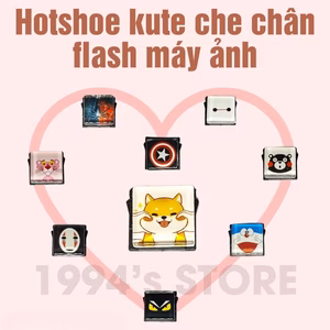 Hotshoe Sticker che chân flash máy ảnh