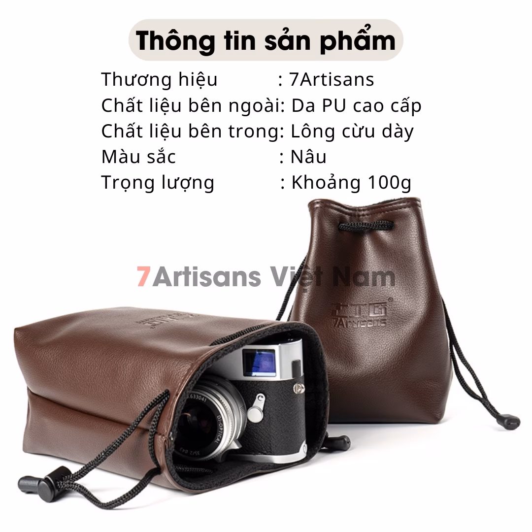Túi Da Đựng Máy Ảnh Chính Hãng 7Artisans