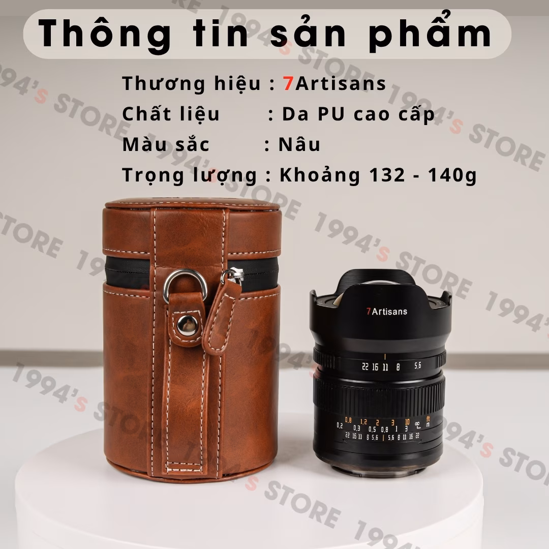Túi Da Đựng Lens Chính Hãng 7Artisans