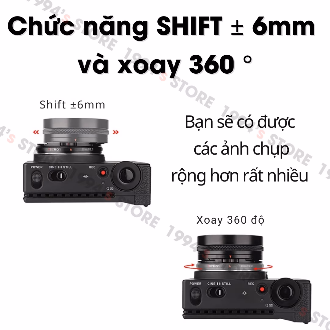 AstrHori 18mm F8 SHIFT dành cho Full-Frame