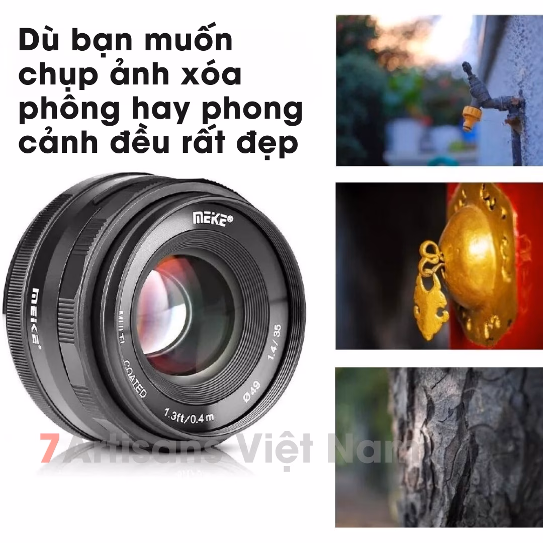 Meike 35mm F1.4 – Lens đa dụng