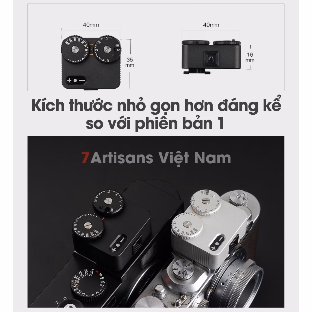 TTArtisan Light Meter II – Thiết bị đo sáng dành cho máy ảnh film