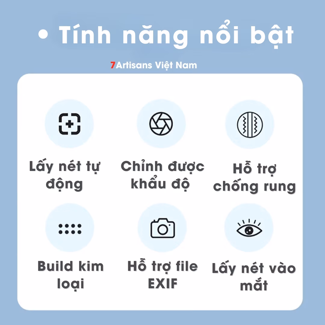 Ngàm chuyển 7Artisans EF-EOS R/RF cho ống kính Canon EF/EF-S và EOS R/RP