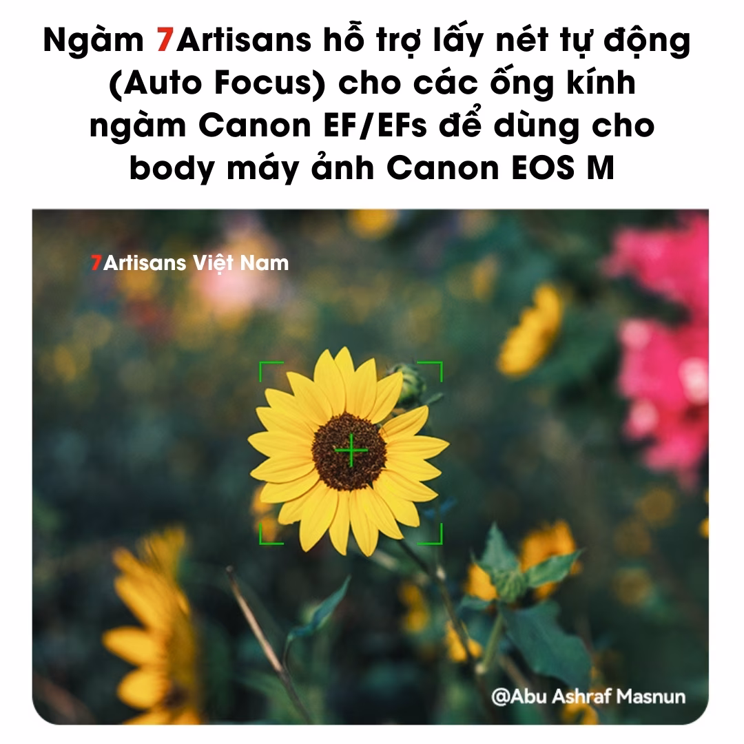 Ngàm chuyển Auto Focus 7Artisans EF-EOS M