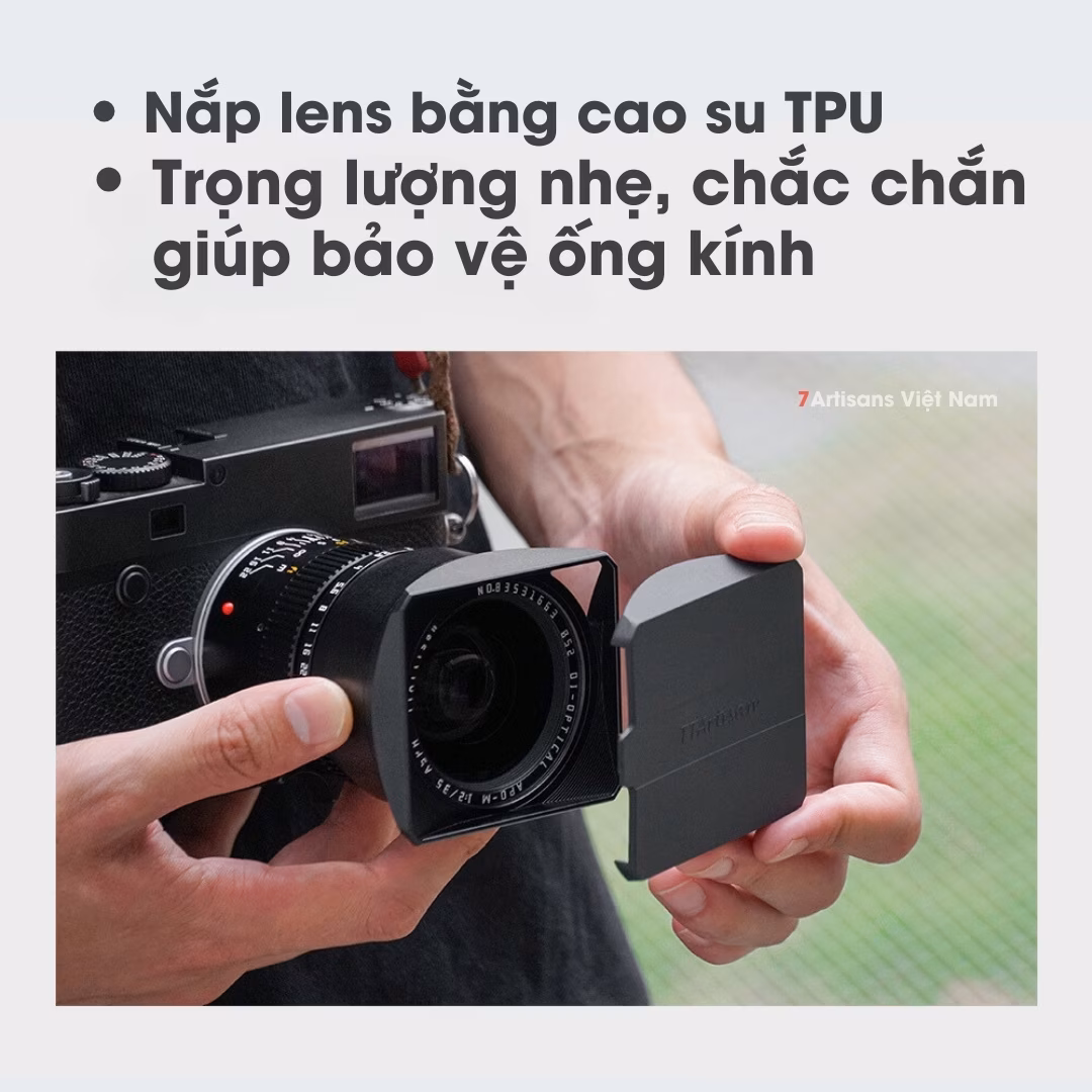 TTArtisan 35mm F2.0 APO ASPH dành cho ngàm Leica M – Tặng kèm Hood kim loại