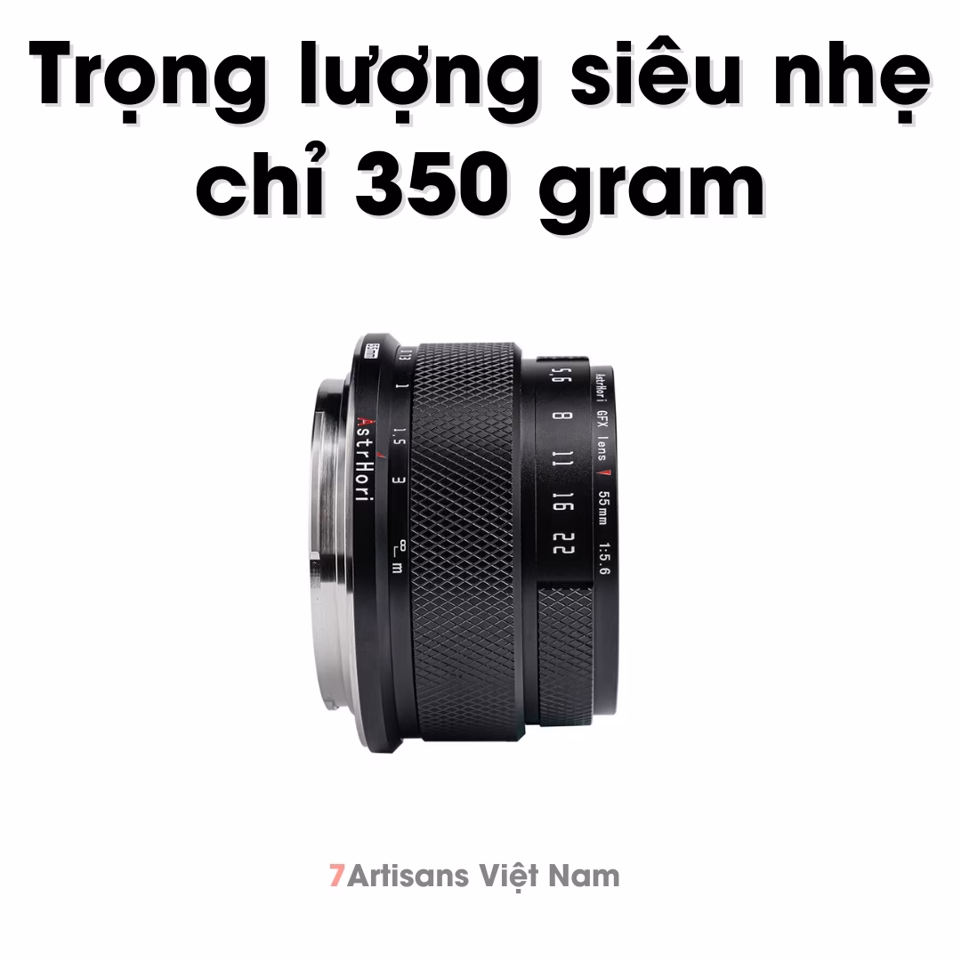 AstrHori 55mm F5.6 Medium Format – Lens dành cho máy ảnh Fujifilm GFX