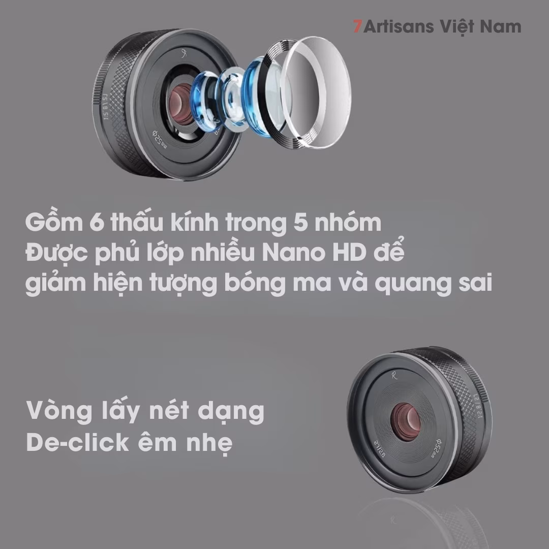 AstrHori/Rockstar 27mm F2.8 Mark II – Lens Pencake đa dụng